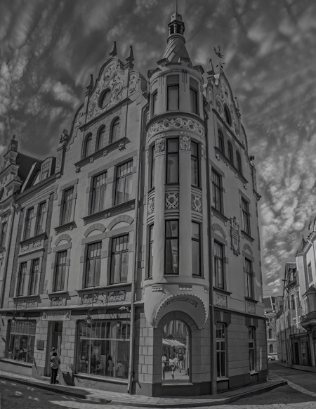 a beautiful building in Tallinn